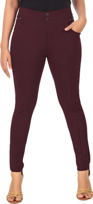 SEMLE Maroon Jegging(Solid)