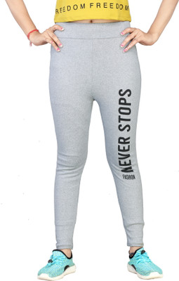 FAYDA MALL Grey Jegging(Printed)
