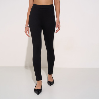 Annabelle by Pantaloons Black Tregging(Solid)