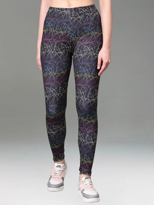 Moda Rapido Black Jegging(Printed)
