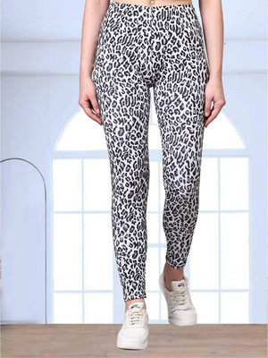Moda Rapido White, Black Jegging(Printed)