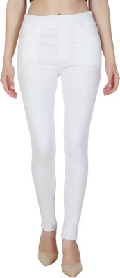 3BUTTERFLIES White Jegging(Solid)