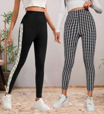 Moda Rapido Black, White Jegging(Printed)