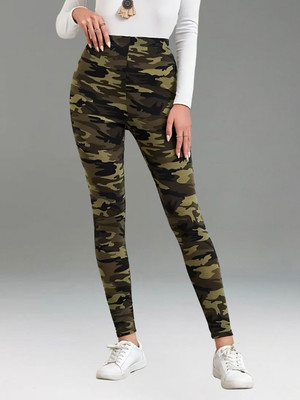 Moda Rapido Brown Jegging(Printed)