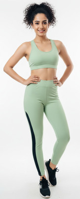 SHIVI Light Green Jegging(Solid)