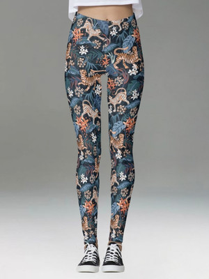 Moda Rapido Black Jegging(Printed)