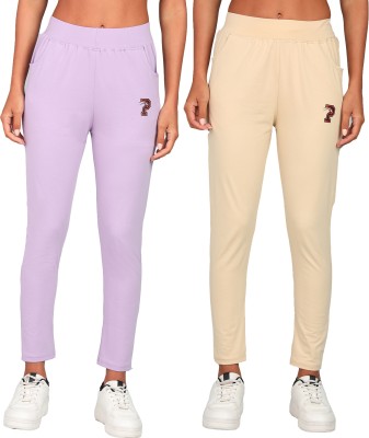 Paavki Purple, Beige Jegging(Solid)