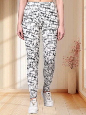Moda Rapido Black, White Jegging(Printed)