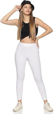 Masrat Collection White Jegging(Solid)