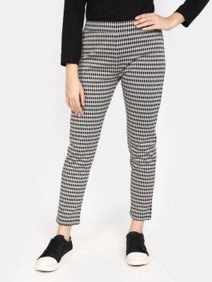 V-MART Black Jegging(Checkered)