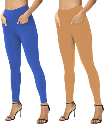 BRAND FLEX Multicolor Jegging(Solid)