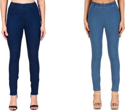 evyavan enterprise Blue Jegging(Solid)