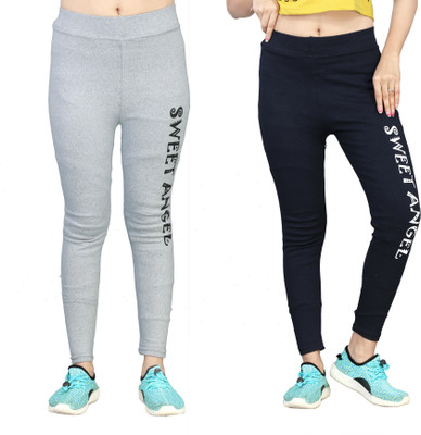 Exitro Grey, Black Jegging(Printed)