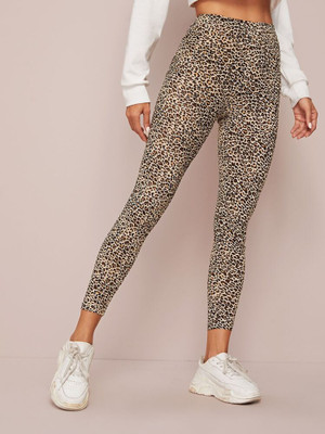 Moda Rapido Beige Jegging(Printed)