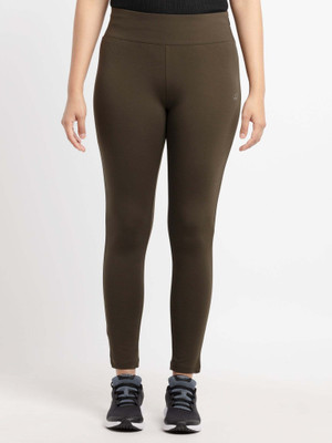 Status Quo Solid Women Green Tights
