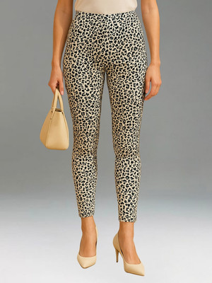 Moda Rapido Black Jegging(Animal Print)