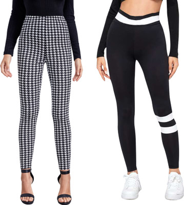 DTR FASHION Black Jegging(Printed)
