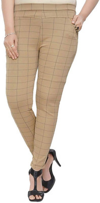 Cloud Star Beige Jegging(Checkered)