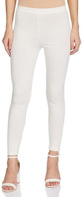 Masrat Collection White Jegging(Solid)