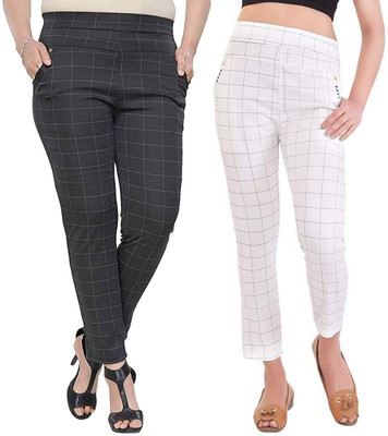 Cloud Star Grey Jegging(Checkered)