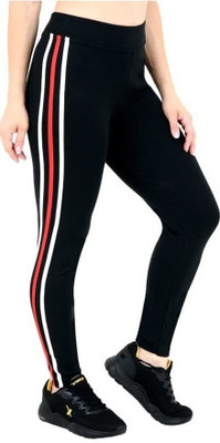 house of common Black Jegging(Striped)