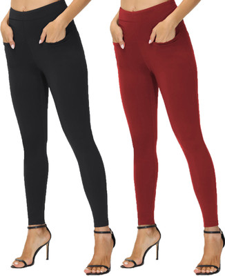 BRAND FLEX Multicolor Jegging(Solid)