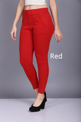 house of common Red Jegging(Solid)