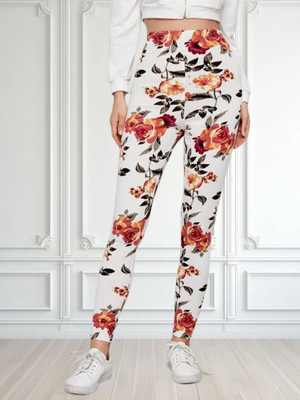 Moda Rapido White Jegging(Printed)