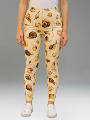 Moda Rapido Beige Jegging(Printed)