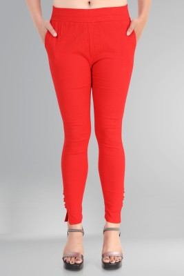 Wgsten Lifestyle Red Jegging(Solid)