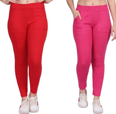 ZIG ZAG FASHIONS Multicolor Jegging(Self Design)