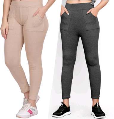 ZIG ZAG FASHIONS Multicolor Jegging(Self Design)