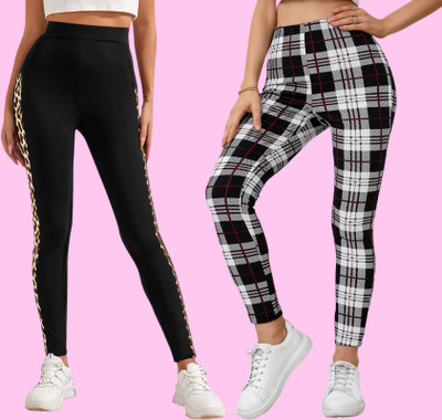 DE TRENDZ Multicolor Jegging(Printed)