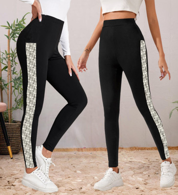 Moda Rapido Multicolor Jegging(Self Design)