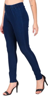 evyavan enterprise Blue Jegging(Solid)