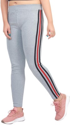 divvi fashions Grey Jegging(Striped)