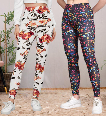 Moda Rapido Multicolor Jegging(Applique)
