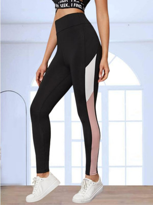Moda Rapido Black Jegging(Striped)