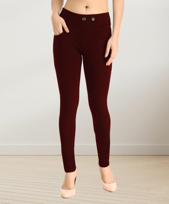 SEMLE Maroon Jegging(Solid)