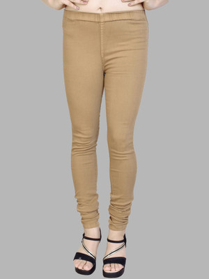 FCK-3 Beige Jegging(Solid)