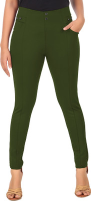 SEMLE Light Green Jegging(Solid)