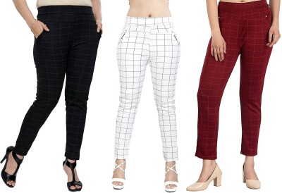 Aaviha Multicolor Jegging(Checkered)