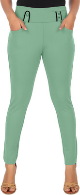 SEMLE Light Green Jegging(Solid)