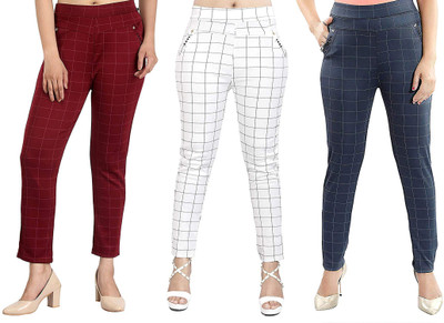 Aaviha Multicolor Jegging(Checkered)
