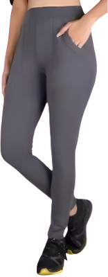 TRENDY GARBS Grey Jegging(Solid)