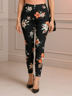 DTR FASHION Black Jegging(Printed)