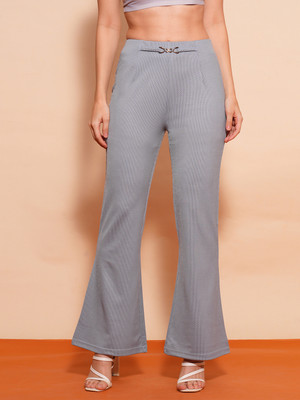 Globus Regular Fit Women Light Blue Trousers
