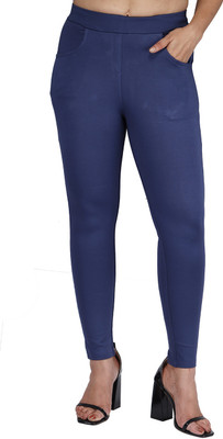 Comfort Lady Dark Blue Jegging(Solid)