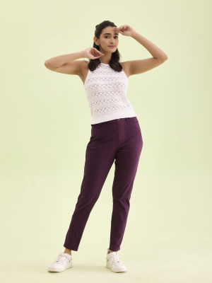 GO COLORS Red Jegging(Solid)