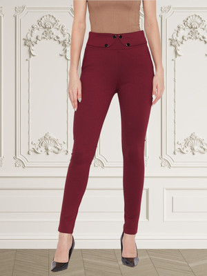Moda Rapido Maroon Jegging(Solid)